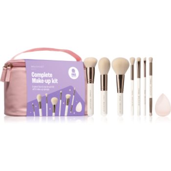 BrushArt Basic Complete Make-up kit set de pensule cu geantă